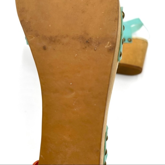 Madison Harding Dorothy clog studded wedges size 7 - Picture 8 of 8